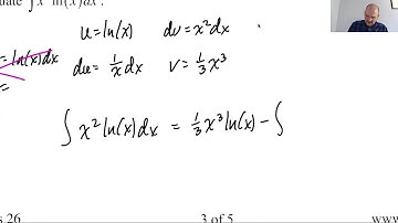 Integration by Parts Notes (page 3, part 2)