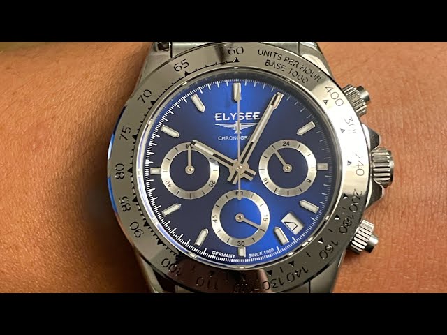 Watch Elysee Sport Chrono - 80603 - Unboxing - YouTube