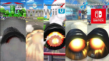 Evolution of bullet bill in Mario Kart Games (1992-2022)