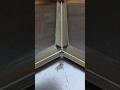 Not everyone knows how to connect three angle iron corners