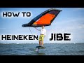 How to do the heineken jibe  wing foil