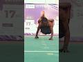 Fastest 10m walking on hands with legs behind the head - 12.52 seconds by Anjola Olupitan 🇳🇬