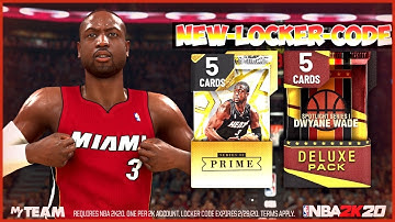 NBA 2K20 Locker Code | Guaranteed Spotlight D-Wade Pack