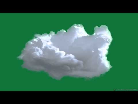 animated cloud - green screen effect - YouTube