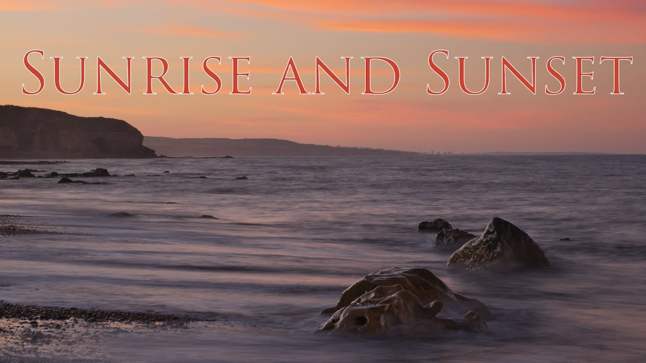Sunrise and sunset at Blackhall Rocks - YouTube