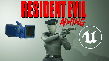 Resident Evil Camera System in Unreal Engine (UE5) — Part 6: Weapon Aiming & Aim Offsets