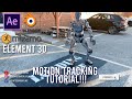 Motion Tracking TUTORIAL in After Effects - Element 3D - Mixamo - Blender