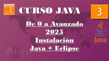 Curso Java 2025. Instalación Java + Eclipse. Vídeo 3