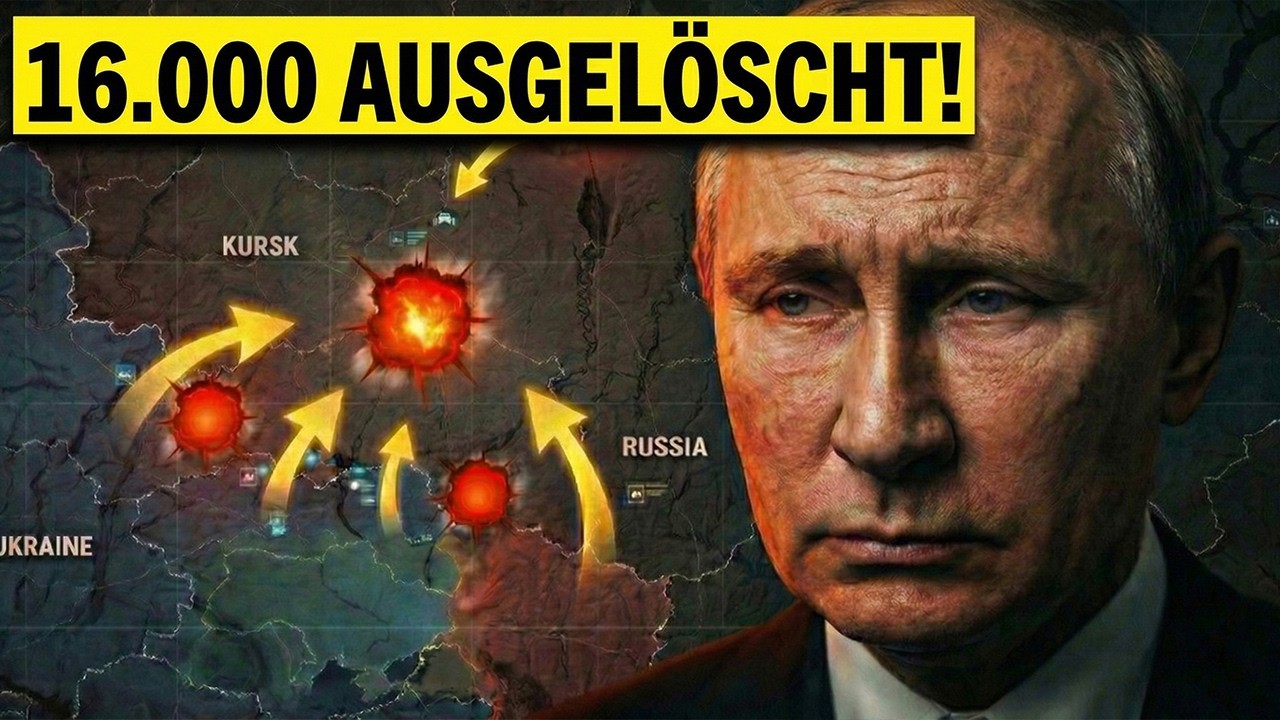 KATASTROPHE IN KURSK: Großbrand vernichtet 16.000 russische Angriffe.