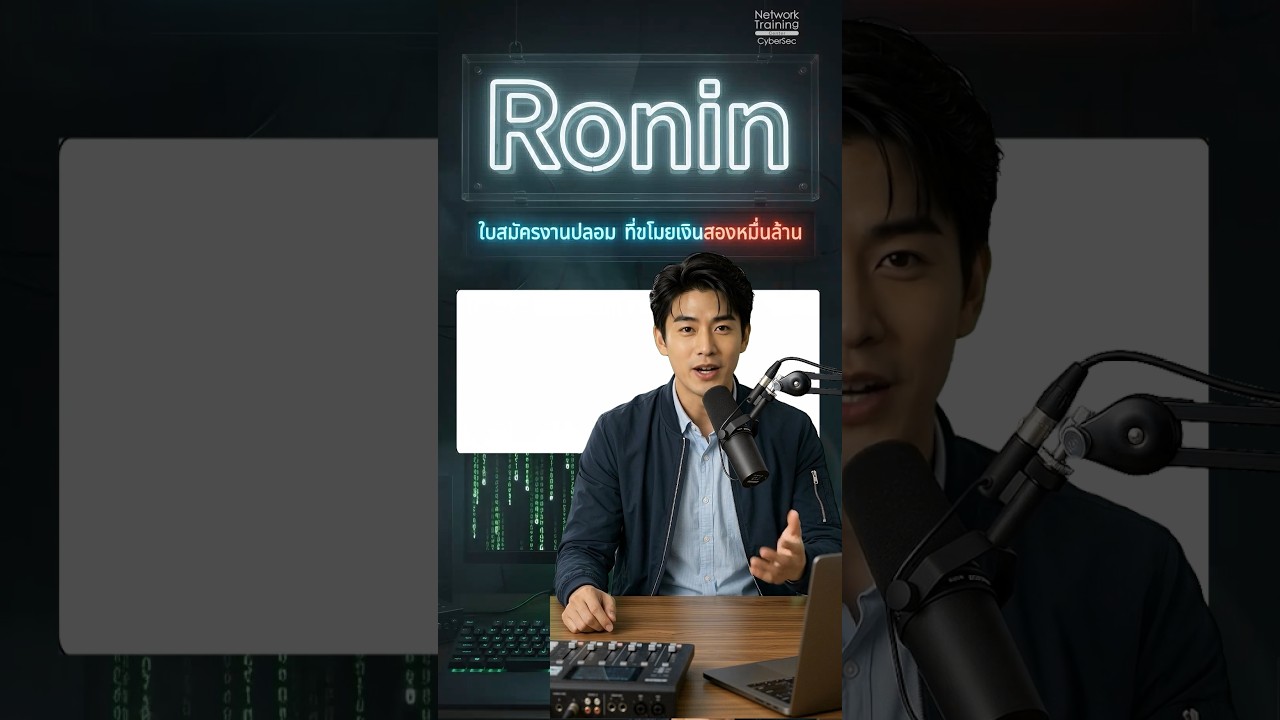 Ronin | ใบสมัครงานปลอม กับแผนปล้นคริปโต 2 หมื่นล้าน!
