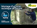 Tuto montage dun local technique pour piscine hors sol en bois