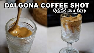 DALGONA COFFEE SHOTS Recipe | How to Make Whipped Coffee with 3 Ingredients | DNVlogsLife