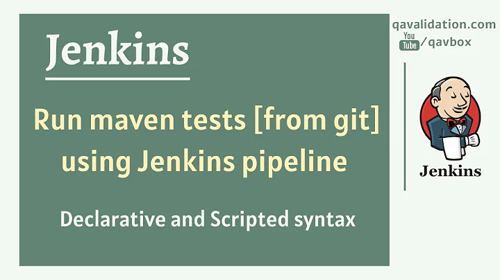 Run maven tests from git repo using Jenkins Pipeline