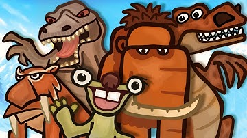 The Ultimate " ICE AGE 3" Recap Cartoon | Ice Age: Dawn of the Dinosaurs