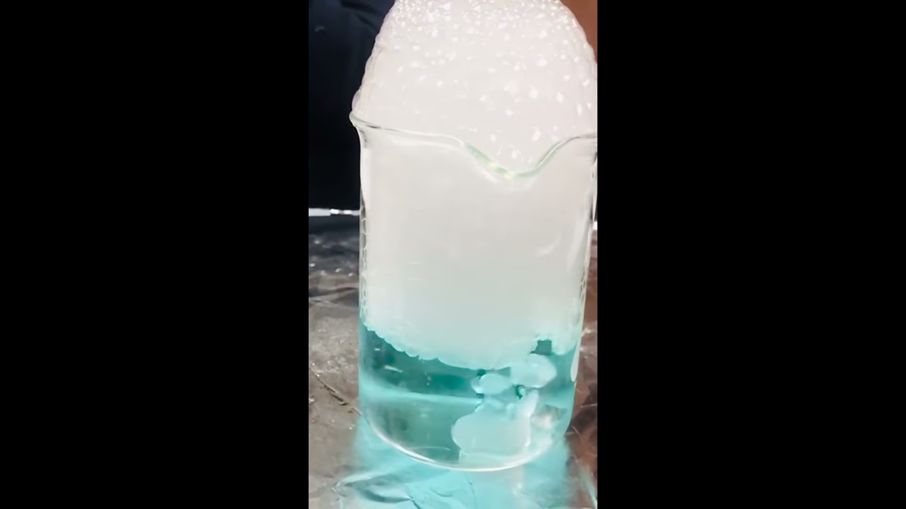 Dry Ice + Dish Soap Water experiment
