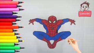 mewarnai gambar SPIDERMAN untuk anak anak mewarnai gambar SPIDERMAN untuk anak anak