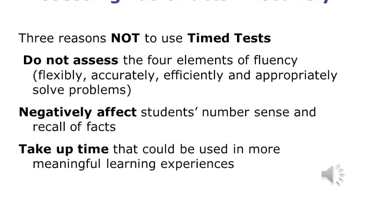 Chapter 10 - Developing Basic Fact Fluency - YouTube