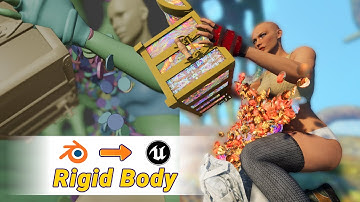 How to Export Rigid Body Simulation from Blender to UE5 (Alembic Workflow)