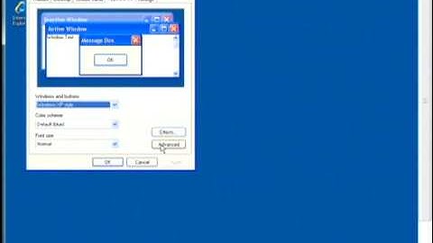 General Computer Tips : How to Change Window Text in Windows XP