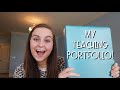 MY TEACHING PORTFOLIO | Student Teacher Portfolio For Job Interviews