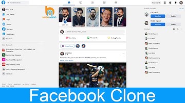 Facebook Website Design Using HTML | CSS | JAVASCRIPT