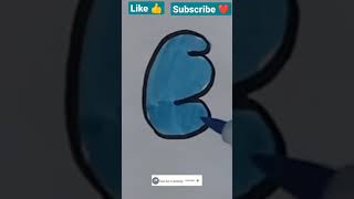 Celebrity DRAWING A BUBBLE LETTER E✍️ | Lettering | DOODLE ART | HOW TO DRAW A BUBBLE LETTER E FOR BEGINNERS Net Worth