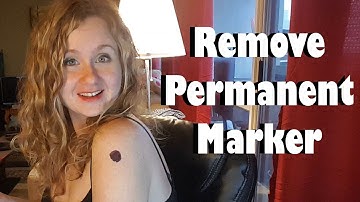 How To Remove Permanent Marker Off Your Skin Easily