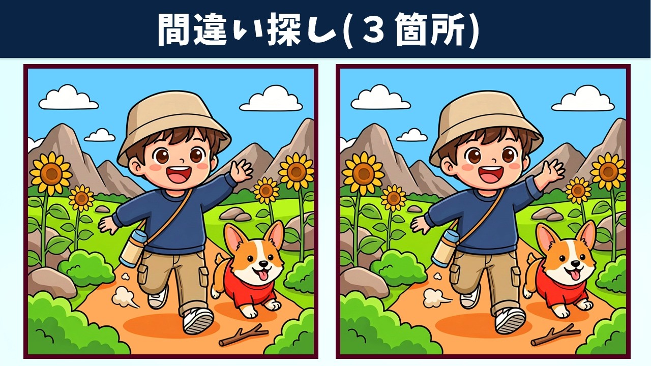 Spot the 3 Differences | Illustration Version #2290 - YouTube