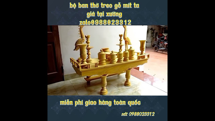 Bàn thờ treo tường gỗ mít giá bao nhiêu