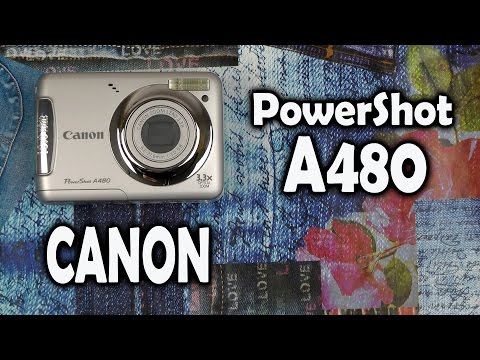 Распаковка Canon PowerShot A480 Silver