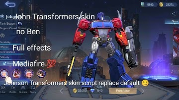 Johnson Transformers skin script replace default 😏