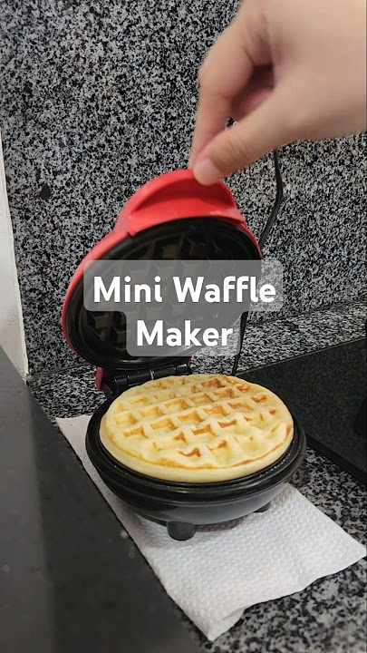 Unboxing and Using Mini Waffle Maker #shopee #unboxing #mini #wafflemaker #fyp