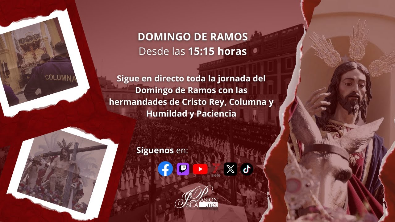 #DIRECTO | ISLAPASIÓN | Especial Domingo de Ramos (II) | San Fernando | 2025