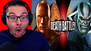 Black Adam VS Apocalypse (DC VS Marvel) | DEATH BATTLE! | REACTION