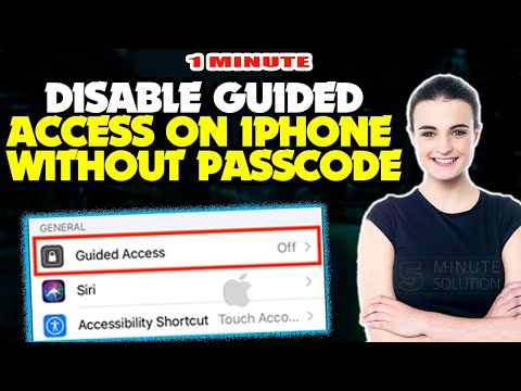 How to disable guided access on iphone without passcode 2024