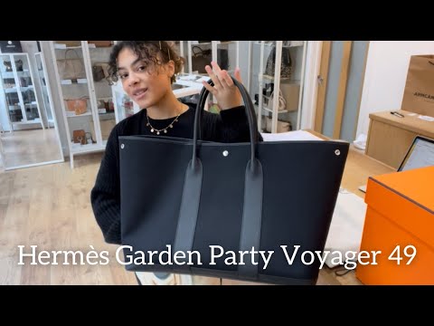 Shop HERMES Garden Party Garden Party 49 Voyage Bag (H082624CKAE) by  美hermosa