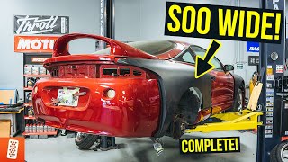 Building a Modern Day (Fast & Furious) 1998 Mitsubishi Eclipse GSX - Part 5 - Widebody Kit is DONE!