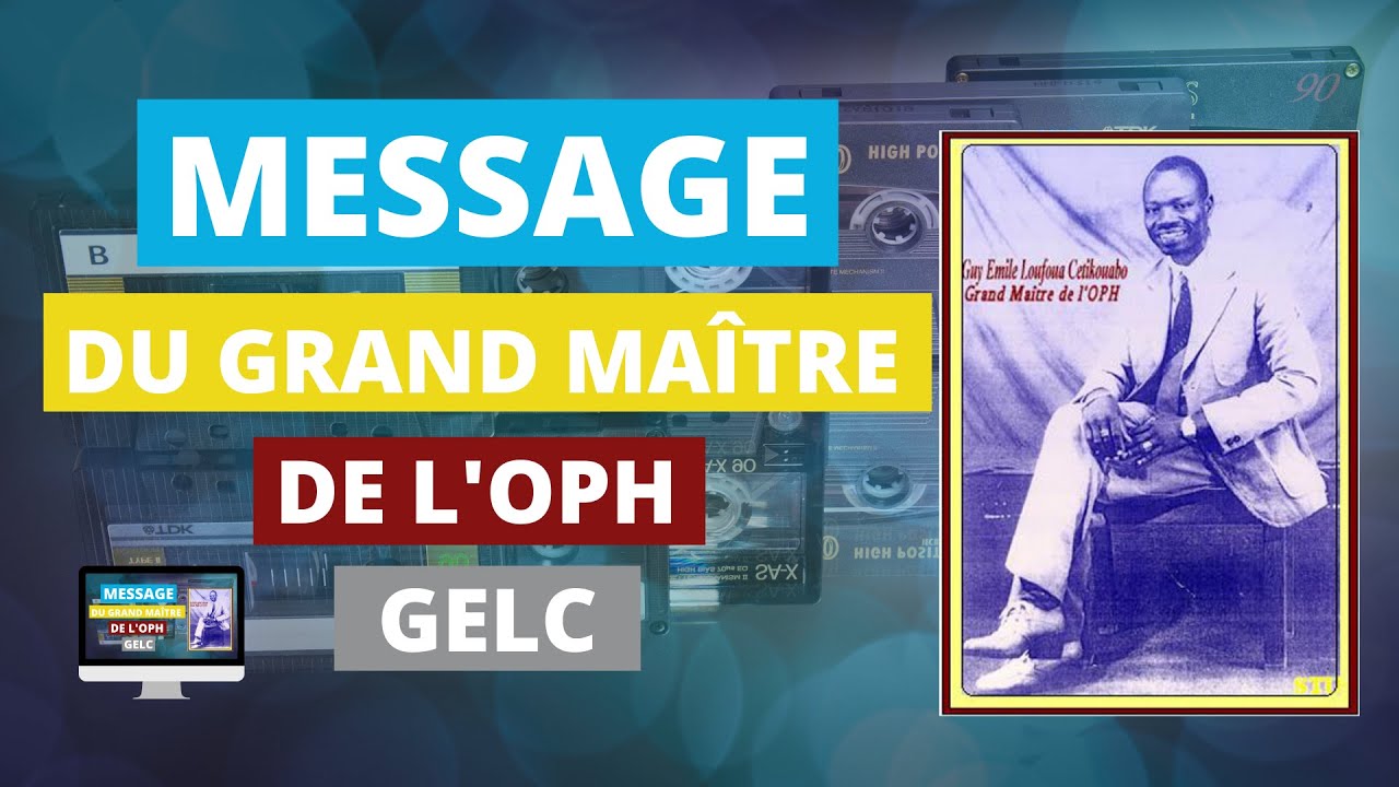 Message Du GM De L'OPH GELC - Cassette Sur La Parabole Des Talents 