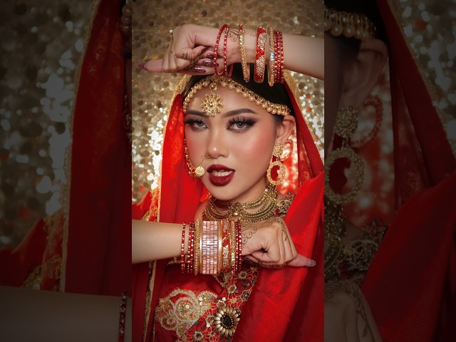 Indian Bride Makeup Trend #asokamakeup #indianmakeup #blingbabi class=