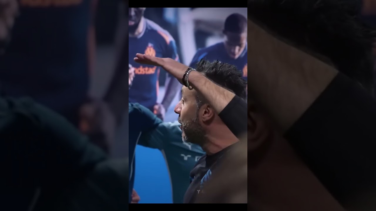 De Zerbi discorso pre partita alla sua squadra, La serie sul Marsiglia.