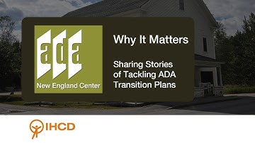 Why It Matters: Sharing Stories of Tackling ADA Transition Plans