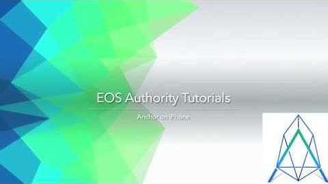Acessing Anchor from iOS device using EOS Authority