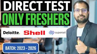 Test is Live Trending Jobs For the Week | Deloitte, Shell, Superset, Lenovo, Alacriti Jobs | Apply