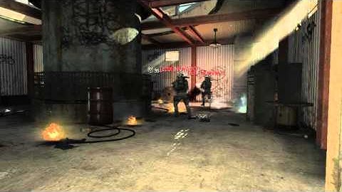 MW3 Stun Grenade Barrel Triple Kill - Dome TDM