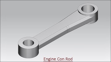 Engine Connecting Rod (Siemens NX Tutorial)