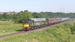 &#39;English Electric Perfection&#39; - Class 40 D345 (40145) - ELR Platinum Jubilee Weekend - 3/6/22