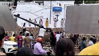 South India Movie Shooting At Panjim Church