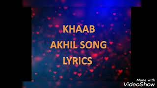 khaab songs akhil lyrics #punjabi #trending #akhil #lyrics #song