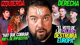 YOUTUBERS DE DERECHAS VS IZQUIERDAS: EL DEBATE SE CALIENTA