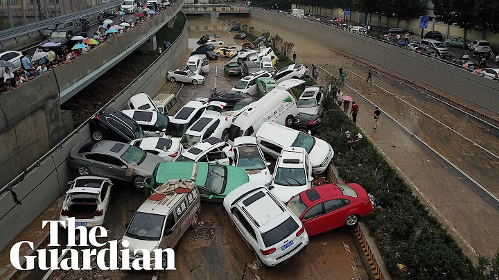 China floods: aerial footage shows flood devastation in Henan province - DayDayNews